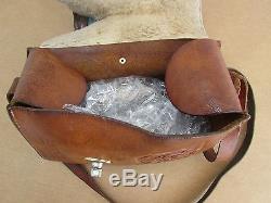 Vintage Horse Saddle Purse 9x9 Leather Cool
