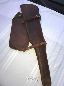 Vintage Hunter 402 B 26 Brown Leather Rifle Shotgun Scabbard Gun Case Horse Tack