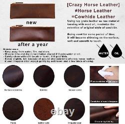 Vintage Imported Genuine Premium Grade Crazy Horse Leather Shoulder Women Bag