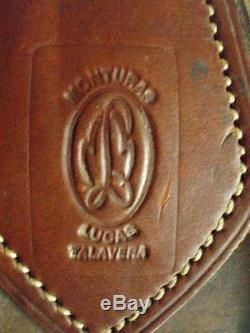 Vintage Italian Leather MONTURAS LUCAS TALAVERA Humane Horse Girth. 60.152 cm