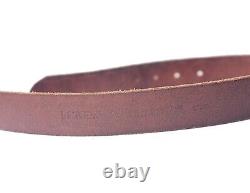Vintage J. Crew Equestrian Brown Leather SM Horse Belt & 20 Silk Scarf- 2 Items