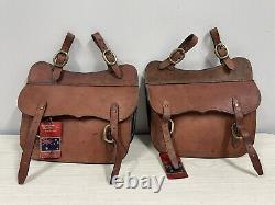 Vintage JT Australian Outrider Leather Horse Saddle Bags Brand New-Still WithTags