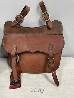 Vintage JT Australian Outrider Leather Horse Saddle Bags Brand New-Still WithTags