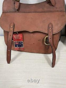 Vintage JT Australian Outrider Leather Horse Saddle Bags Brand New-Still WithTags