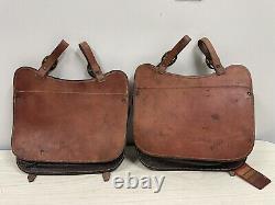 Vintage JT Australian Outrider Leather Horse Saddle Bags Brand New-Still WithTags