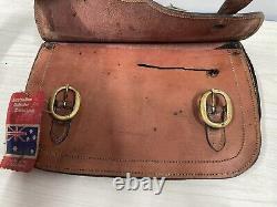 Vintage JT Australian Outrider Leather Horse Saddle Bags Brand New-Still WithTags