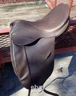 Vintage Jimmy's Saddlery Phoenix Arizona English Brown Leather Horse Saddle 15
