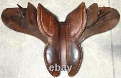 Vintage K MFG Co. English Leather Horse Saddle Made in England