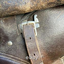 Vintage Leather 16 English Horse Riding Saddle with Stirrups