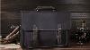 Vintage Leather Briefcase Malet N De Piel Vintage