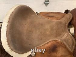 Vintage Leather Horse Back Riding 15 Big Country Saddlery Barrel Western Saddle