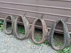 Vintage Leather Horse Collars From Walter Brennan Ranch