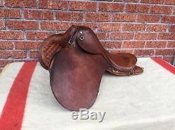 Vintage Leather Horse Saddle Clean Ready Well Made & Preserved Ships FAST