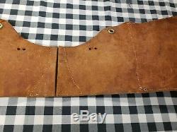 Vintage Leather Horse Saddlebags High Quality Brass DbleBkle Western Saddle Bags