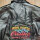 Vintage Leather Men's S Iron Horse Casino Auburn & Everett Black Leather Jacket