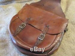 Vintage Leather Saddle Bags Satchel Antique Horse Bit Old Western Saddles 9712