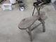 Vintage Leather Stitching Horse Pony steel 4 Clamp and stand