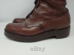 Vintage Leather Tall Horse Riding Police Boots