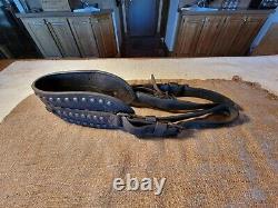 Vintage Leather Work Horse Harness Tack Decor