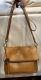 Vintage MARGOT NEW YORK Fold Over British Tan Convertible Crossbody Clutch 21