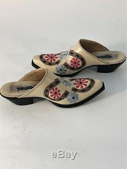 Vintage Manuel Collection Classic Mules. Horse Shoe. Very Rare! Ladies 7.0