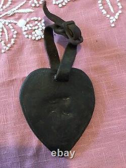 Vintage Martingale Horse Bridle Leather Heart ornament