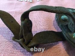 Vintage Martingale Horse Bridle Leather Heart ornament