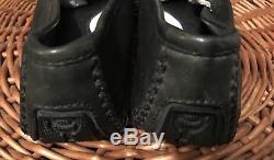 Vintage Men's Gucci Horse-Bit Loafers Size 9 M Navy/White Leather Vintage
