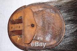 Vintage Military 1900-02 London Scottish Sporran Leather/Horse Hair