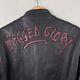 Vintage Neil Young Crazy Horse Ragged Glory Leather Cafe Racer Jacket Rare 90s