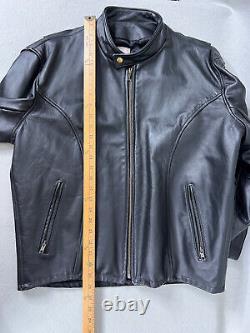 Vintage Neil Young Crazy Horse Ragged Glory Leather Cafe Racer Jacket Rare 90s