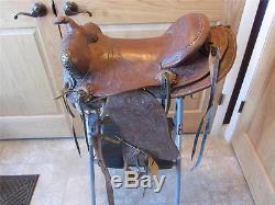 Vintage Ornate Leather Saddle Gear Antique Horse Pony Bit Child's 8667