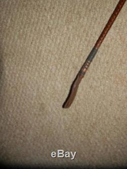 Vintage Park Whip Horse Head Plaited Leather Riding Crop/whip