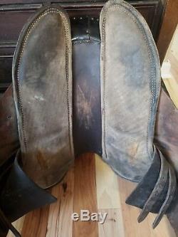 Vintage Plantation Endurance Trooper Walking Horse Saddle 19 inch Leather Gaited