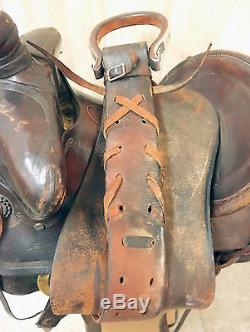 Vintage Porter Bronc Western Leather Horse Saddle Made in Arizona