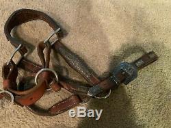 Vintage RODEO STERLING SILVER HORSE Western Show Halter CHAMPION YOUTH MARE 72