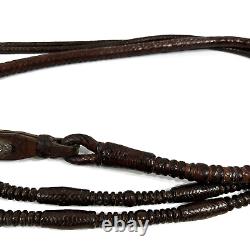 Vintage Romal Kangaroo Leather Reins High Quality Plait Horses Rare Western