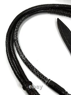 Vintage Romal Kangaroo Leather Reins High Quality Plait Horses Rare Western