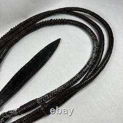 Vintage Romal Kangaroo Leather Reins High Quality Plait Horses Rare Western