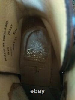 Vintage Sanders Cavalry Officers Jodhpur Strap Ankle Boots Uk Size 8.5