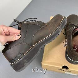 Vintage Simple Boots Size 10 Durham Crazy Horse NIB