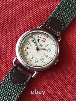 Vintage Swiss Army Cavalry Field Watch, Runs 100%. Nice Original, Refurbished