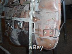 Vintage Swiss Army Horse/Mule Pack Saddle (Leather and Steel)