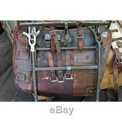 Vintage Swiss Army Horse/Mule Pack Saddle (Leather and Steel) A REAL TREASURE
