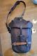 Vintage Swiss Army LEATHER Military Vertical backpack horse pack Saddlebag