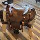 Vintage Tooled Leather Western Horse Saddle by Saddle King of Texas 15