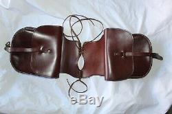 Vintage Triple K Leather Pommel Horse Saddle Bags