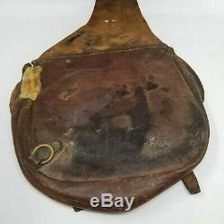 Vintage U. S. U. S. Army/Cavalry Leather Saddle Bags, mfg by Long in 1917, MG 54