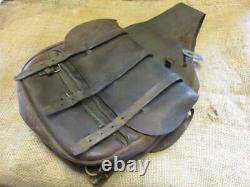 Vintage US Leather Saddle Bags Satchel Antique Horse Western Saddles 10201