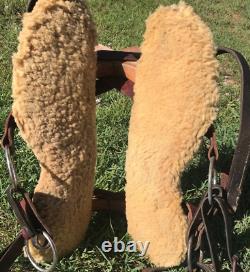 Vintage Used Pack Saddle Sawbuck sheepskin covered tree Tack horse/mule packing